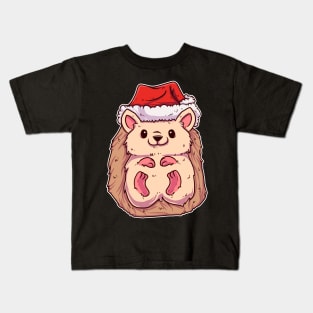 Christmas Hedgehog Kids T-Shirt